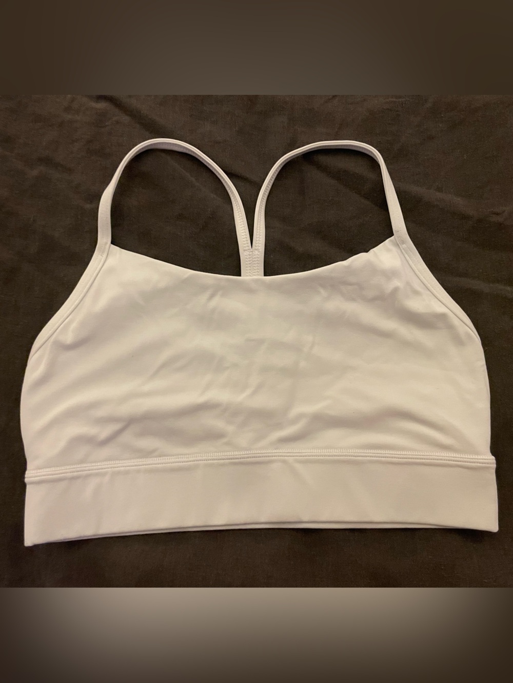 White Sports Bra